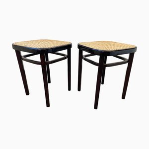 Hocker Nr. 144 Thonet zugeschrieben, 1890er, 2er Set