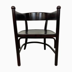 Poltrona grande Secession nr. 6549 attribuita a Josef Hoffmann per Thonet, fine XIX secolo