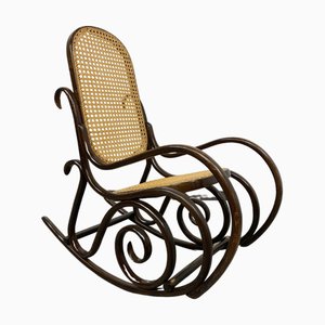 Small No. 10 Children's Rocking Chair attributed to Thonet, 1930s