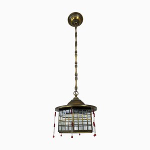Secession Hanging Lamp attributed Josef Hoffmann, 1890s