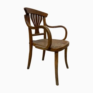 Art Nouveau Children's Armchair attributed to J&J Kohn, 1890s