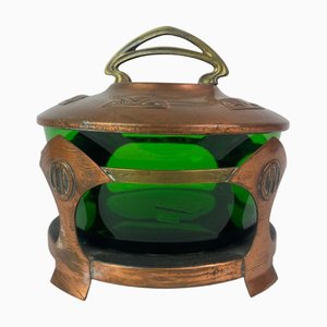 Burriera Jugendstil attribuita a Joseph Maria Olbrich per WMF, 1890