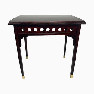 Tavolino della Secessione di Vienna attribuito a Josef Hoffmann per J&J Kohn, fine XIX secolo