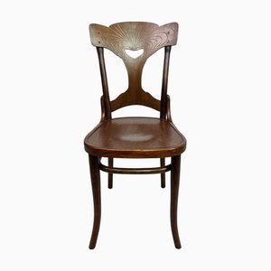 Sedia da pranzo Jugendstil di Thonet, fine XIX secolo