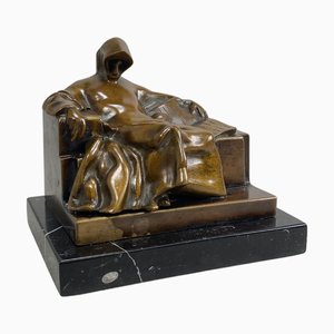 Bronze Bust by Miklos Ligeti, Budapest, 1903