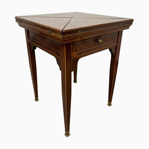 Jugenstil Card Table, 1890s