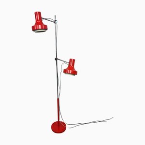 Lampada da terra rossa di Josef Hurka per Napako, anni '70