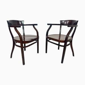 Set of Office Chairs by Otto Wagner for Thonet, 1890s