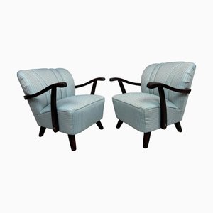 Set of Vintage Art Deco Chairs, 1940s