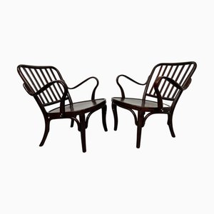 Art Deco A752F Stühle von Josef Frank für Thonet, 1930er