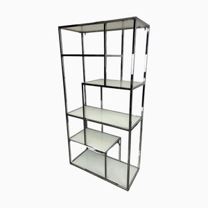 Mid-Century Modern Etagere aus Chrom von Milo Baughman, 1960er