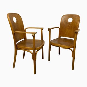 Poltrone antiche di Josef Hoffmann, fine XIX secolo