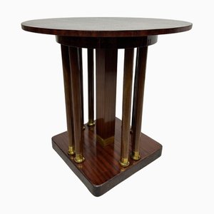 Jugendstil Mahogany Coffee Table, 1890s