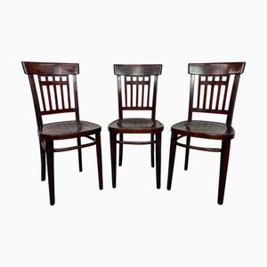 Esszimmerstühle von Otto Wagner für J&J Kohn, 1890er, 3er Set