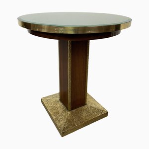 Jugendstil Coffee Table with Hammered Decor, 1890s