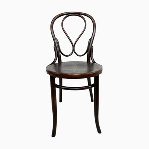 Sedia da pranzo in legno curvato di Thonet, fine XIX secolo