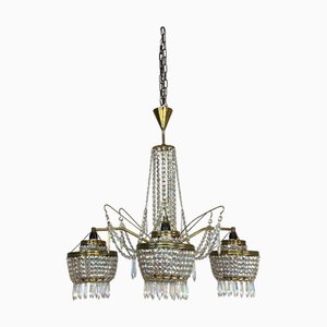 Vintage Crystal Chandelier, 1960s