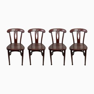Antike Esszimmerstühle von Thonet, 1890er, 4 . Set
