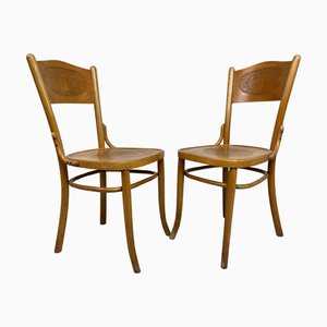 Sedie da pranzo in legno curvato di Thonet, anni '30