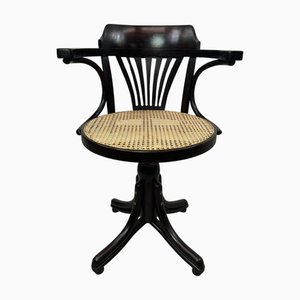 Sedia da scrivania girevole Jugendstil di Thonet, anni '30
