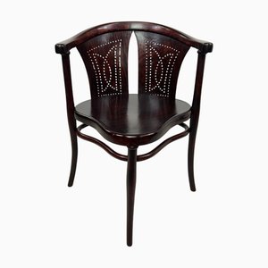 Sedia da ufficio Jugendstil di Thonet, fine XIX secolo