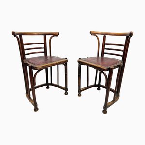 Set of Jugendstil Chairs by Josef Hoffmann, 1890s