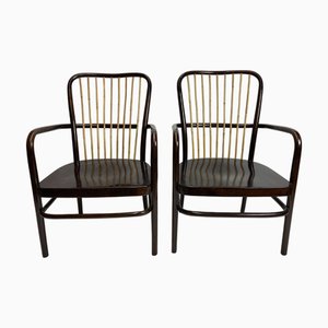 Set of Model A413F Armchairs by Josef Frank for Thonet, 1930