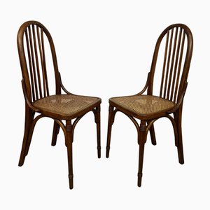 Sedie da pranzo Secession di Josef Hoffmann, fine XIX secolo