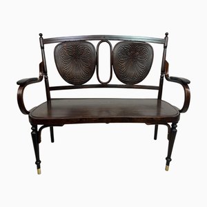 Secession Bentwood Bench from Thonet, 1890s