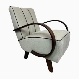 Mid-Century Modern Lounge Chair by Jindřich Halabala, 1930s