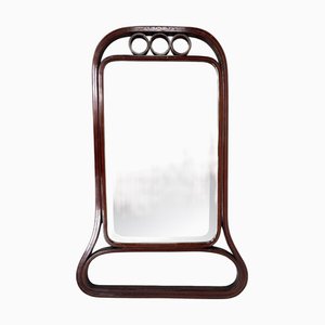 Extremely Secession Mirror by Gustav Siegel for J&J Kohn, 1904