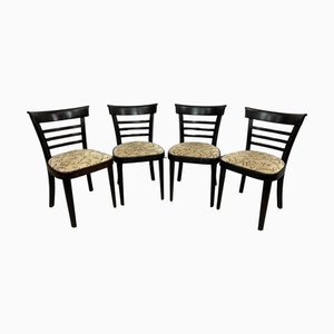 Art Deco Dining Chairs by J.Halabala for Ton, 1930s, Set of 4