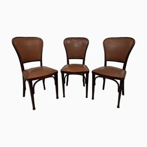 Dining Chairs by Gustav Siegel for J&J Kohn, 1890s, Set of 3