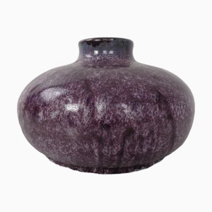 Purple & Blue Studio Ceramic Vase, Japan, 1960s