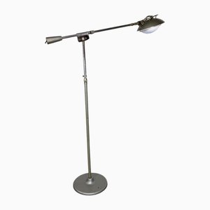 Lampadaire Industriel Mid-Century Moderniste en Acier de Ferdinand Solère, France, 1950s