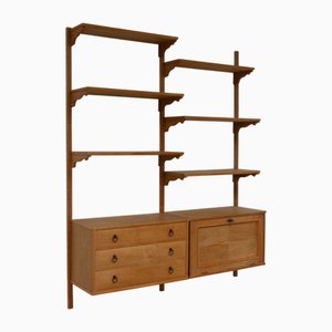Mid-Century Danish Oak Shelving System in the style of Kjærnulf, 1960s