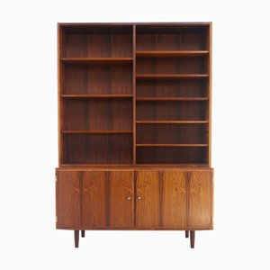 Dänisches Palisander Bücherregal mit Sideboard von Carlo Jensen für Hundevad, 1960er