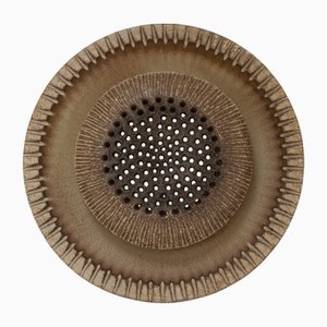 Mid-Century Keramik Sonnen Wandlampe von Løvemose, Dänemark, 1970er