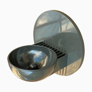 Grauer 4663 Wandaschenbecher aus ABS-Kunststoff von Centro Kappa für Kartell, 1980er