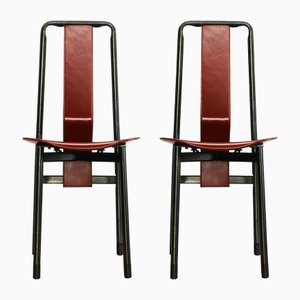 Sillas Irma de Achille Castiglioni para Zanotta, 1979. Juego de 2