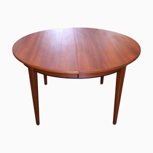 Round Dining Table in Teak by Gunni Omann, Denmark, 1960s