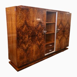 Kaukasisches Bücherregal aus Nussholz von De Coene, Belgien, 1936