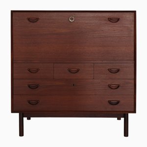 Skandinavischer Barschrank aus Teak von Peter Hvidt & Orla Molgaard Nielsen für Søborg Møbelfabrik, 1960er
