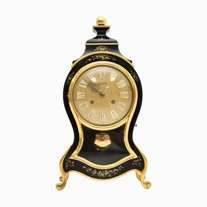 Vintage Swiss Hand-Painted Wall Clock from Le Castel, 1960s