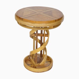 Helix Side Table in Cherrywood, 1980s