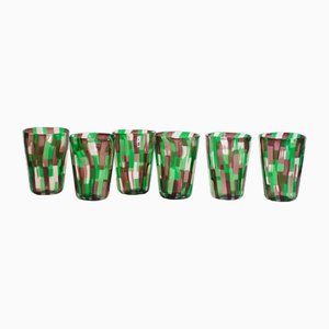 Italian Murano Glassware by Mariana Iskra for Ribes, 2004, Set of 6