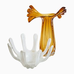 Jarrones italianos de Mariana Iskra para Ribes the Art of Glass. Juego de 2