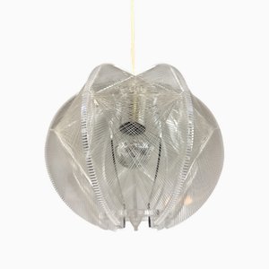 Lampada in vetro acrilico attribuita a Paul Secon per Sompex, anni '60