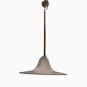 Lámpara colgante Cinea de cristal de Murano de Renato Toso para Leucos, años 70