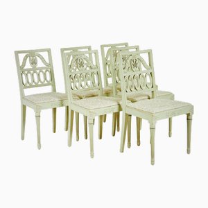 Gustavian Chairs, 1890, Set of 6